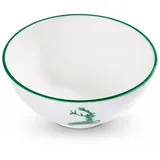 Gmundner KERAMIK Schüssel Durchmesser: 17 cm Grüner Hirsch Geschirr, handgemacht in Österreich