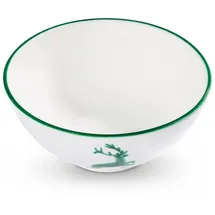 Gmundner KERAMIK Schüssel Durchmesser: 17 cm Grüner Hirsch Geschirr, handgemacht in Österreich