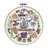Design Works Crafts Kreuzstich Stickpackung mit Stickrahmen Frohes Halloween I, Zählmuster