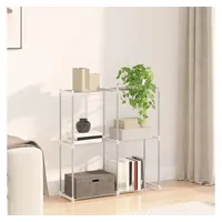 vidaXL Bücherregal Stauraumregal 43 x 27 x 90 cm Weiß