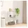 vidaXL Bücherregal Stauraumregal 43 x 27 x 90 cm Weiß