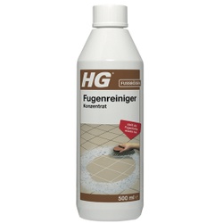 HG Fugenreiniger Konzentrat, Fugenreiniger zur Entfernung von starken Verunreinigungen aus Fugen, 500 ml - Flasche