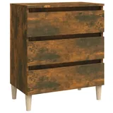 vidaXL Sideboard Räuchereiche 60x35x69 cm Holzwerkstoff