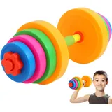 BESPORTBLE Verstellbares Langhantel-Set Für Kinder – Ideal Für Gewichtheben - Fitness Und Rollenspiele – Bunte Kunststoff Hanteln Für Kleinkinder Und Anfänger – Spaß Beim Training Und Spiel