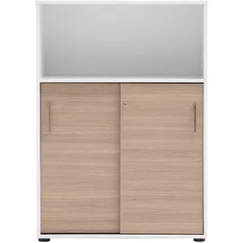MÖBELPARTNER Metz Aktenschrank 80,1 x 38,2 x 113,4 cm weiß