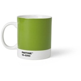 Pantone Porzellan Kaffeebecher Kaffeetasse, Green 15-0343, 1 Stück (1er Pack)