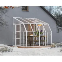 Rion garden and gardening Palram - Canopia Gewächshaus Sun Room 260 cm x 257 cm Weiß