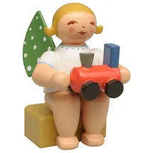 Wendt & Kühn Kalenderfigur 2026, Engel mit Lok