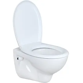 Belvit Hänge Wand WC mit Spülkasten, Vorwandelement, Schallschutz und Betätigungsplatte Komplett-Set