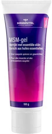 Mannavital MSM Gel Tube 100g