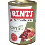 Rinti Kennerfleisch Dose | Rentier | 12x400g