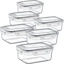 Centi Frischhaltedose transparent 23 x 17 x 10 cm 2,3 l 6-teiliges Set