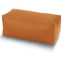 Green Bean Sitzhocker Kunstleder 33 x 28 x 28 cm Cognac