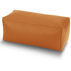 Green Bean Sitzhocker Kunstleder 33 x 28 x 28 cm Cognac