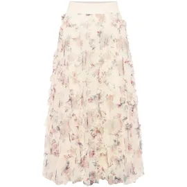 Zero Tüllrock Damen Floral Weiß/Pink 38