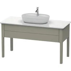 Duravit Waschtischunterschrank 1 Auszug 133,8 x 74,3 x 57 cm Steingrau Seidenmatt