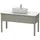 Duravit Waschtischunterschrank 1 Auszug 133,8 x 74,3 x 57 cm Steingrau Seidenmatt