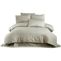 l'essentiel linge de maison Lilyum Bettbezug Cappuccino 240 x 220 cm + 60 x 60 cm