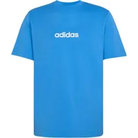 adidas ESSENTIALS LINEAR SINGLE JERSEY blau XXL