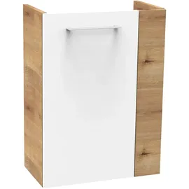 Fackelmann Waschbeckenunterschrank 44 x 60 cm Weiß Hochglanz