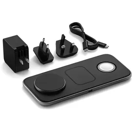 Satechi Magnetic 2-in-1 Wireless Charging Stand Space Gray