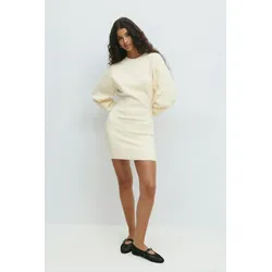 Gina Tricot - Shaped knitted dress - Strickkleider - Weiß - XL - Dame - Weiß - XL