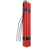 Boland 54340 - Dynamitstange, Länge circa 23 cm, Attrappe, Kostüm-Zubehör, Accessoire, Verkleidung, Karneval, Mottoparty, Halloween