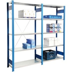 Regalwerk BERT-Lagerregal Anbaufeld LR 6011 HxBxT 3000x1285x600 mm Stecksystem