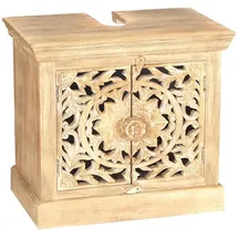 SIT Möbel Waschtischunterschrank 2 Türen 66 x 60 x 41 cm Natur