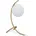 Tischlampe Gold/Weiß