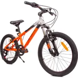 sun baby Kinderfahrrad Jungenfahrrad 20 Zoll Fahrrad mit 6 gang Kettenschaltungen Shimano RevoShift leichtes Aluminium Verdant Brier - Orange