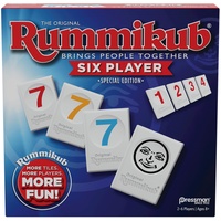 Rummikub 6 Spieler Edition by Pressman - Das Original Rummy Tile Game Blau (108648)
