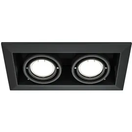 Maytoni Einbauleuchte Metall Schwarz (L 24,5 cm)