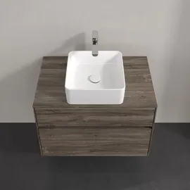 Villeroy & Boch Collaro Waschbeckenunterschrank 80 x 55 cm Stone Oak