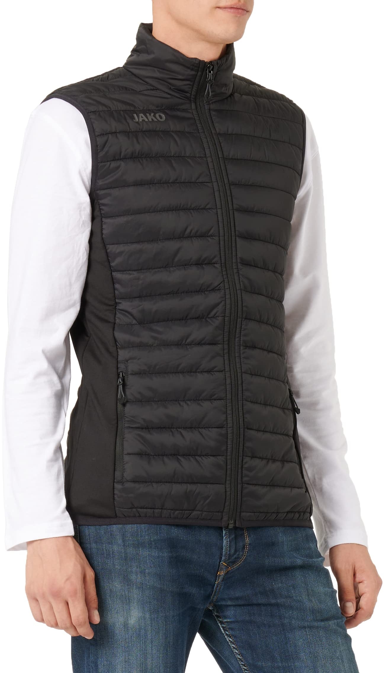 JAKO Damen Quiltet vest Premium Sonstige Jacke, Schwarz, 44 EU