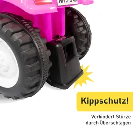 Lemodo Rutschauto Traktor New Holland pink (keine MPNR)
