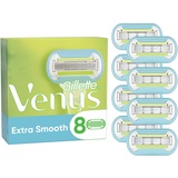 Gillette Venus Extra Smooth Rasierklingen Damen, 8 Ersatzklingen für Damenrasierer mit 5-fach Klinge