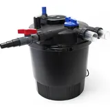 Wiltec SunSun CPF-20000 Druckteichfilter 12.000 l/h / 36 W UVC Einheit, Teichdruckfilter für Teiche bis 40.000 Liter, Teichklärer, Filteranlage