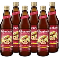 RABENHORST 11 plus 11 gelb 6er Pack (6 x 700 ml). Mehrfruchtsaft aus 11 Früchten, 10 Vitaminen & Provitamin A