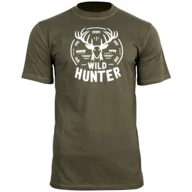 Hart T-Shirt Ground Horn, oliv, M