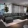 masseno Ecksofa LORIVO mit Schlaffunktion U-Form, Sofa mit Bettkasten, Wohnzimmersofa, Couch, Soffa, Bettsofa, Couchgarnitur- Grau, PAROS 06 - Grau