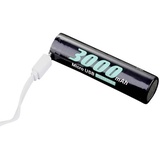 Soshine 18650USB-3.7-3000 USB-Micro-B Akku 18650 Li-Ion 3.6V 3000 mAh