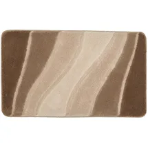 KLEINE WOLKE Badteppich Ocean Taupe 150 x 80 cm
