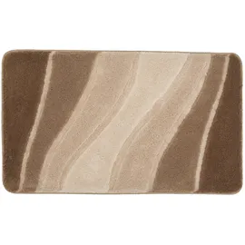 KLEINE WOLKE Badteppich Ocean Taupe 150 x 80 cm