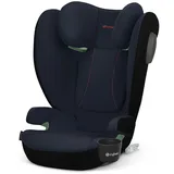 Cybex Silver Kinder-Autositz Solution B4 i-Fix, Inkl. Getränkehalter, Für Autos mit und ohne ISOFIX, Ab ca. 3 bis 12 Jahre (100 - 150 cm), Ab ca. 15-50 kg, Bay Blue