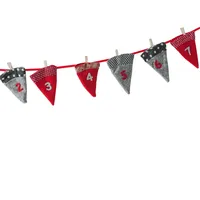 Adventskalender zum Befüllen Filzhut Adventsgirlande Weihnachten