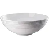 Rosenthal TAC Gropius Stripes 2.0 Schüssel - Rund - Ø 26,4 cm - h 9,5 cm - 2,800 l, Porzellanschale, Linienmuster, Dark Grey