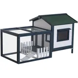 PawHut Kleintierstall 158 x 78 x 84 cm