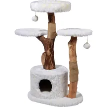 Dobar Frosty Kratzbaum 60 x 45 x 110 cm weiß