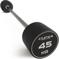 Langhantel | Kompakt | 45kg | 90 cm Innenmaß | Einzeln SCHWARZ No Size